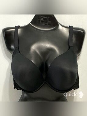 NWT Honey B. Lace Contour Bra in Black